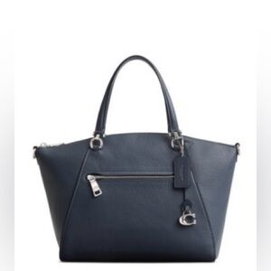 Coach Midnight Blue Leather Tote